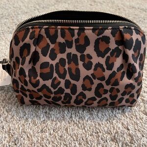 Kate Spade Leopard Print Cosmetic Bag
